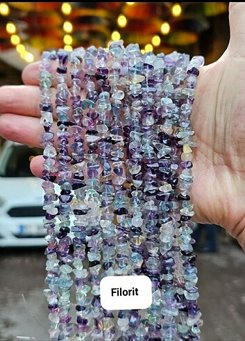 Florit kırık taş dizi 80 cm