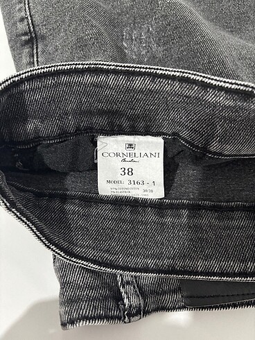 38 Beden gri Renk Corneliani Erkek Kot Pantolon