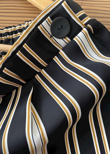 Kadın Çizgili pantolon - Görsel 3