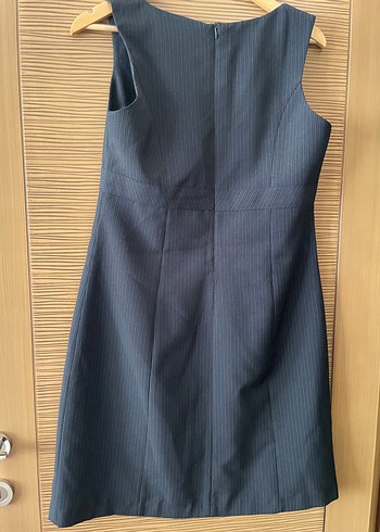 Düğmeli Koton Elbise - Görsel 3