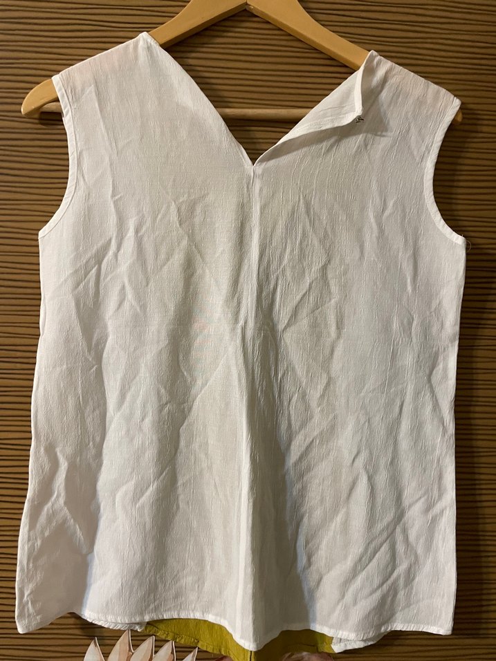 V Yaka Kolsuz Kadın bluz - Görsel 3