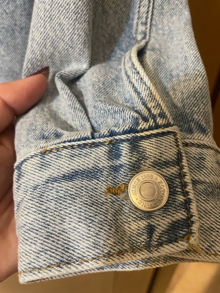 Koton erkek jean gömlek - Görsel 2