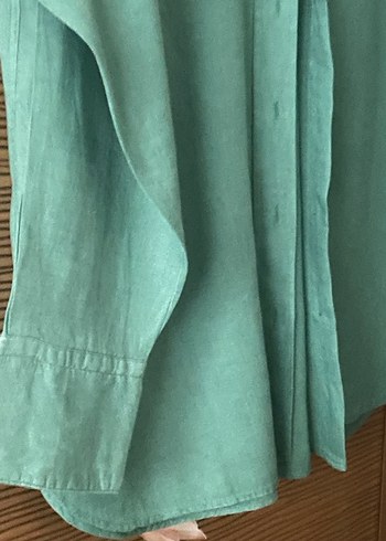 Pierre Cardin Keten Oversize Gömlek - Görsel 3