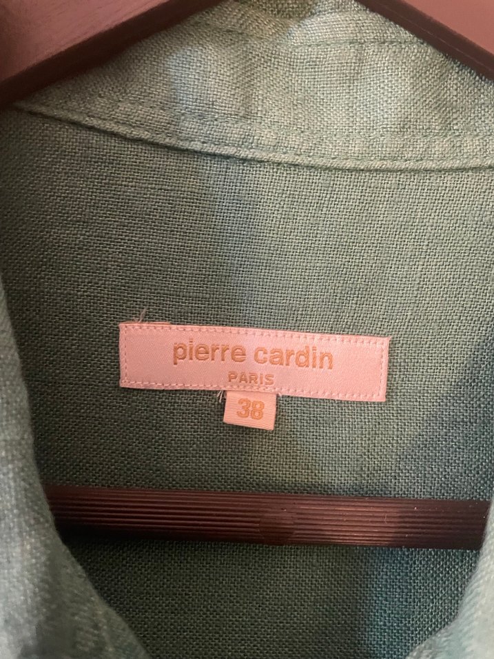 Pierre Cardin Keten Oversize Gömlek - Görsel 2