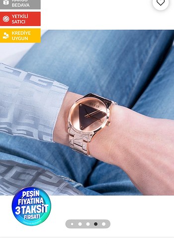 Guess rose gold saat - Görsel 14