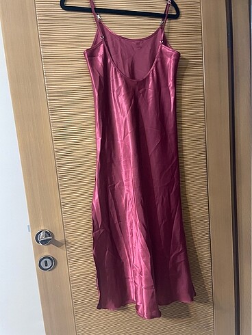 s Beden bordo Renk Çeyizlik pijama sabahlık gecelik seti