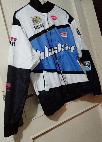 Mavi racer ceket