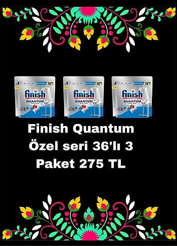 Finish Quantum 36'lı 3 paket 