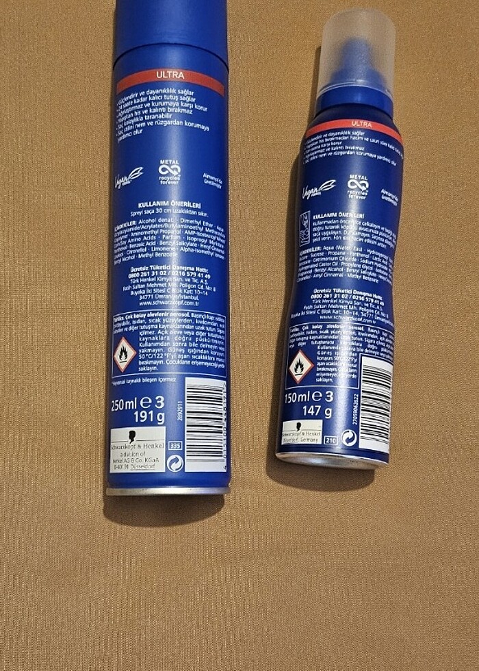 taft saç şekillendirme sprey ve köpük - Görsel 3