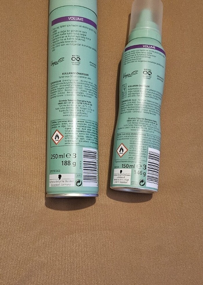 taft saç şekillendirme sprey ve köpük - Görsel 3