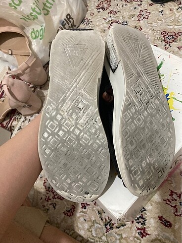 38 Beden Siyah spor sandalet