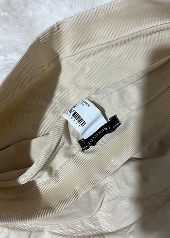 l Beden ten rengi Renk Kadın Bej Mini Street Wear İçlik