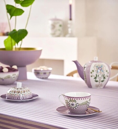 Pip studı lily & lotus ikili kahve fincanı