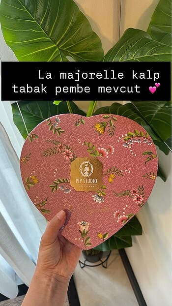 La majorelle kalp tabak seti