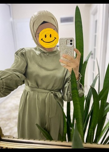 saten görünümlü tunik