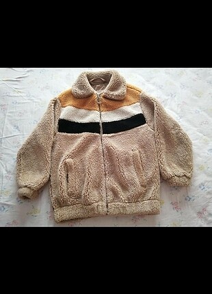Bershka peluş mont 
