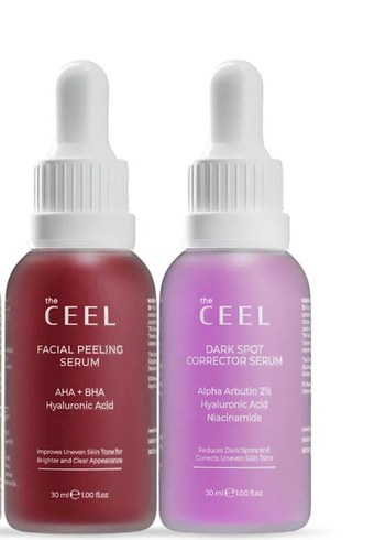 The CEEL Yüz Peeling ve Leke Düzeltici Serum Seti