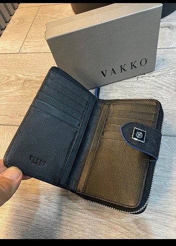 Klasik Zarafet Deri Kadın Cüzdanı Vakko cüzdan - Görsel 2