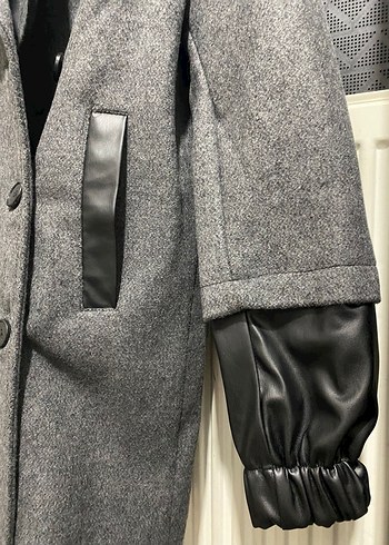 Vakko Gri Kaban Deri Detaylı - Görsel 5