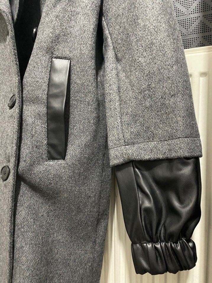 Vakko Gri Kaban Deri Detaylı - Görsel 5