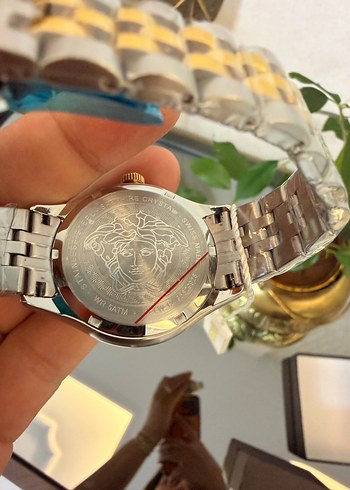Zincir Detaylı Modern Klasik Kadın Saati versace saat - Görsel 2