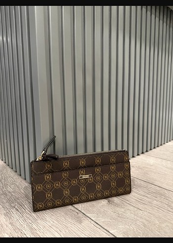 Vakko Kadın Kahverengi Deri Fermuarlı Cüzdan orjinal ve yeni