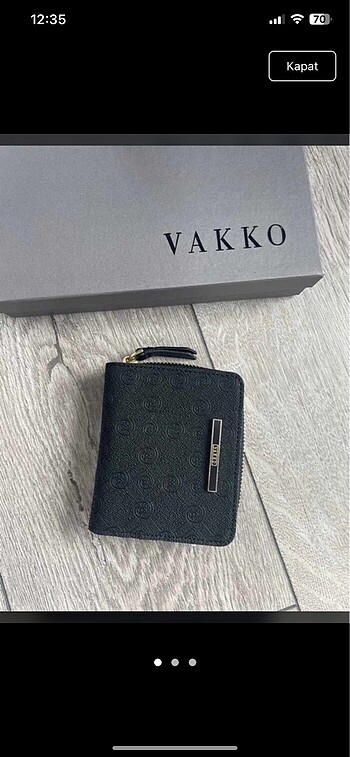 Vakko Vakko orjinal cüzdan