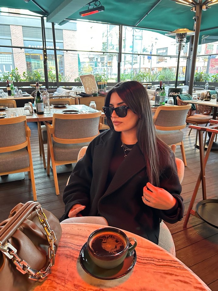 Zincir Detaylı Kahverengi Kadın El Zinciri - Görsel 5