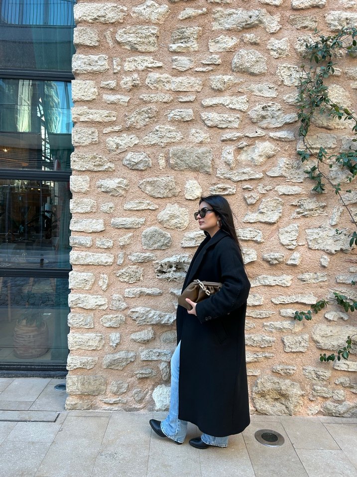 Zincir Detaylı Kahverengi Kadın El Zinciri - Görsel 4