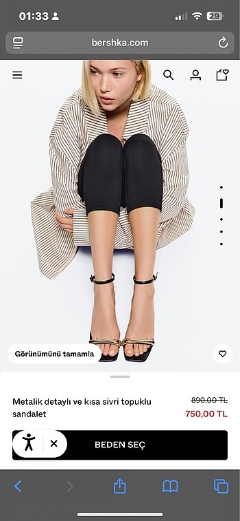 Bershka sandalet