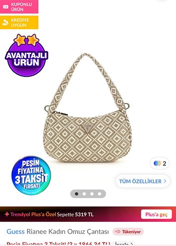 Guess orjinal çanta
