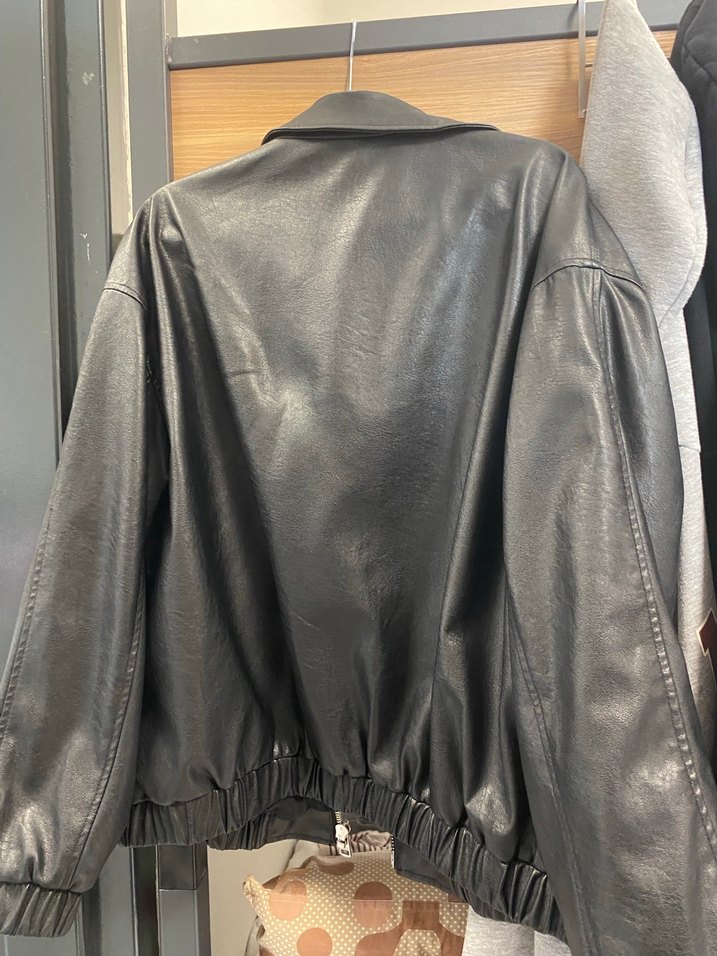 Bershka deri ceket - Görsel 3