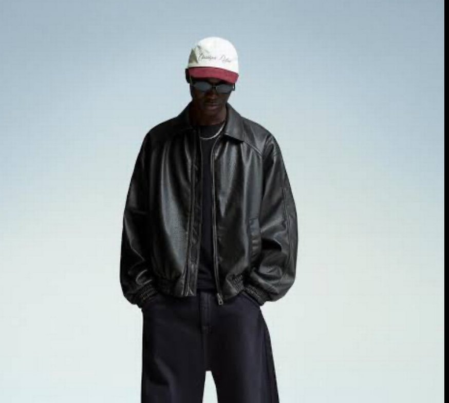 Bershka deri ceket - Görsel 4