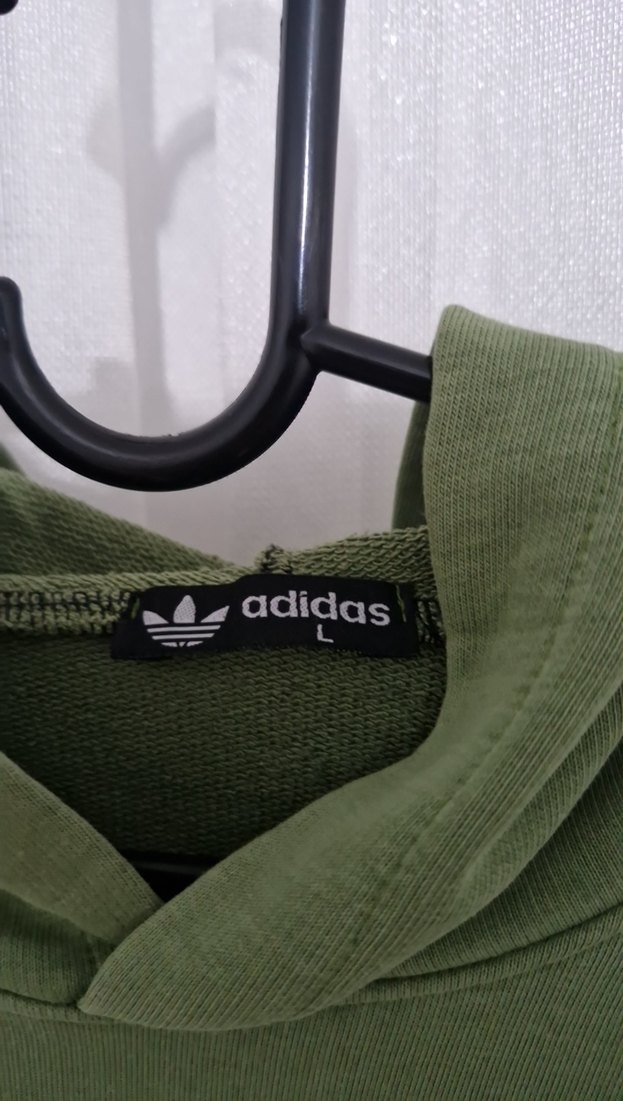 Kadın Haki Kapüşonlu Rahat Sweatshirt - Görsel 2