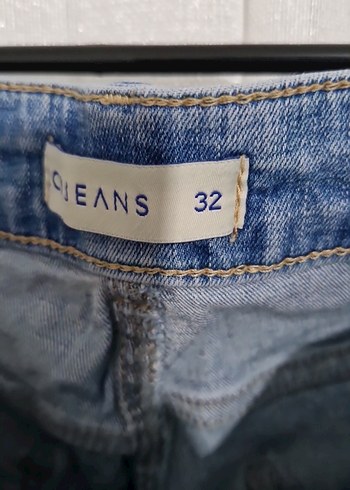 Kadın Mavi Denim Regular Fit Kot Pantolon - Görsel 6