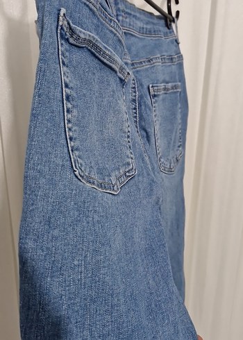 Kadın Mavi Denim Regular Fit Kot Pantolon - Görsel 5