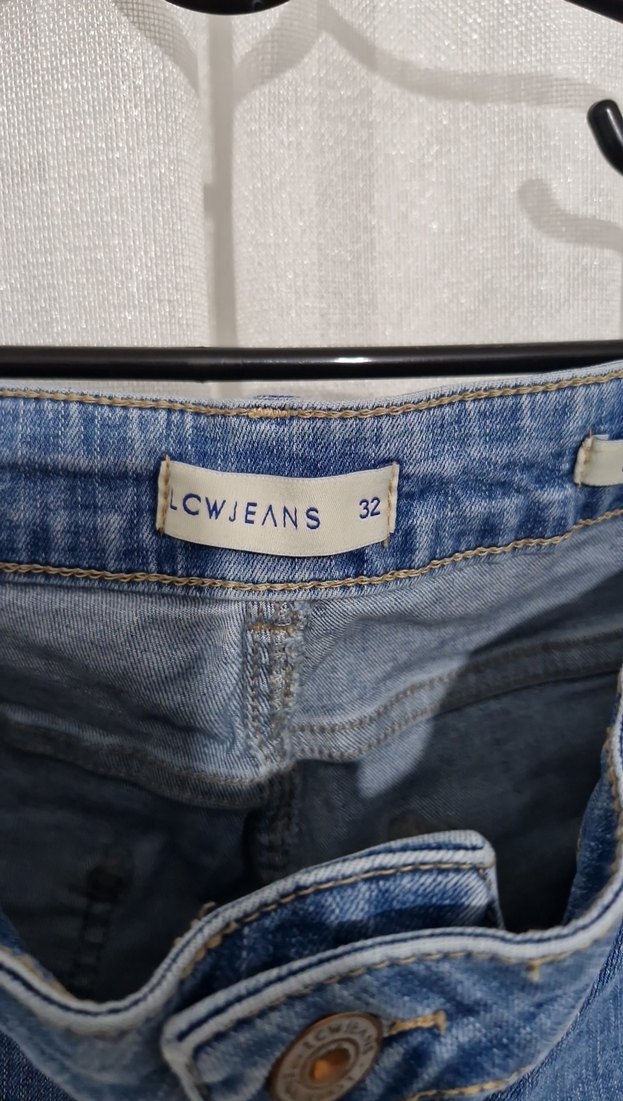 Kadın Mavi Denim Regular Fit Kot Pantolon - Görsel 2