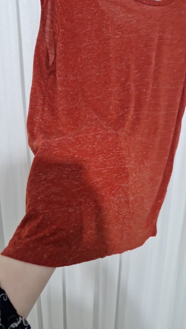 tarçın Bohem Desenli Kolsuz   Bluz - Görsel 3