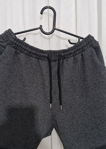 Gri Rahat Kesim kadın Mini Şort - Görsel 2