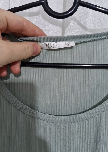 su yeşili Kısa Kollu Kadın Tişört - Görsel 5