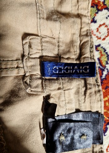 Kemerli Bol Kesim Erkek Kargo Şort vintage - Görsel 3