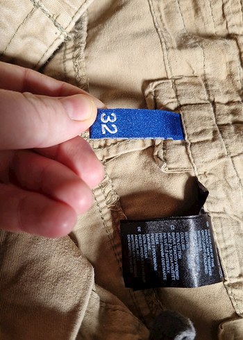 Kemerli Bol Kesim Erkek Kargo Şort vintage - Görsel 5