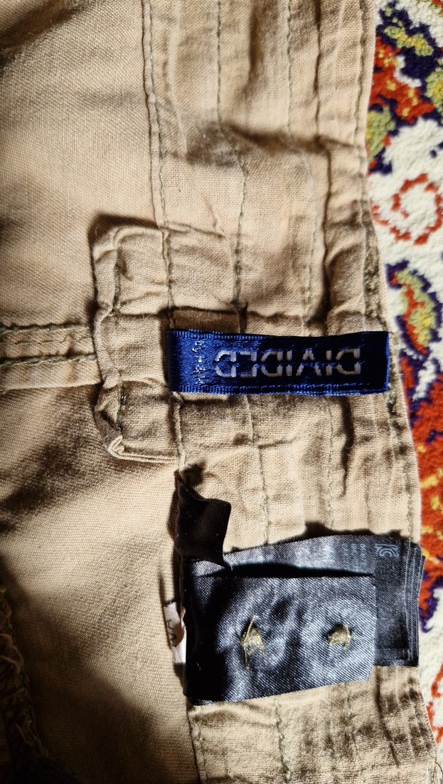 Kemerli Bol Kesim Erkek Kargo Şort vintage - Görsel 3