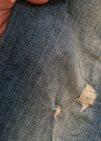 Erkek Lacivert Kot Pantolon - Görsel 6