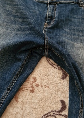 Erkek Lacivert Kot Pantolon - Görsel 4