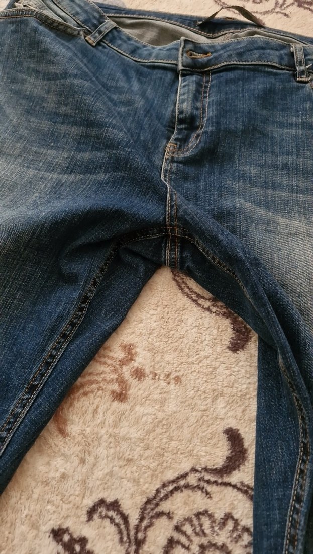 Erkek Lacivert Kot Pantolon - Görsel 4