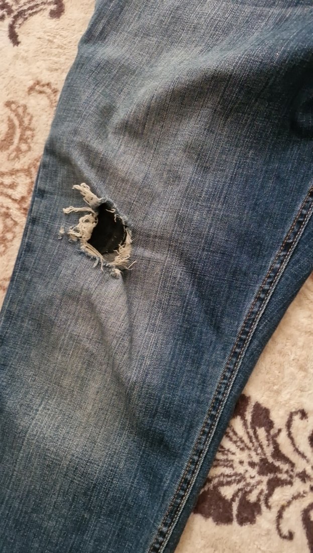 Erkek Lacivert Kot Pantolon - Görsel 3