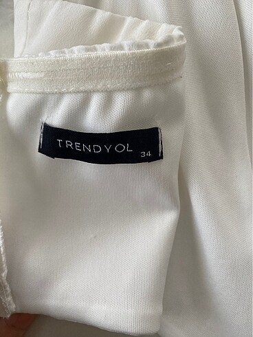 xs Beden Beyaz tüy crop
