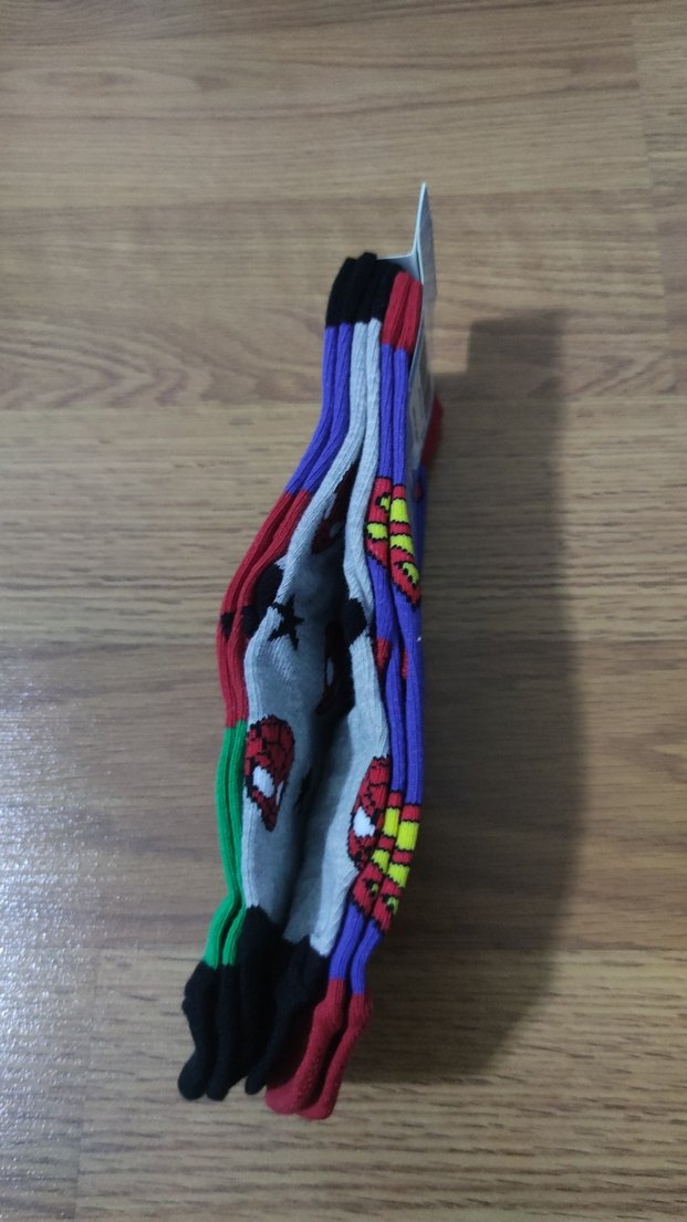 Çocuklar için Çok Renkli Baskılı Çorap Seti - Görsel 3