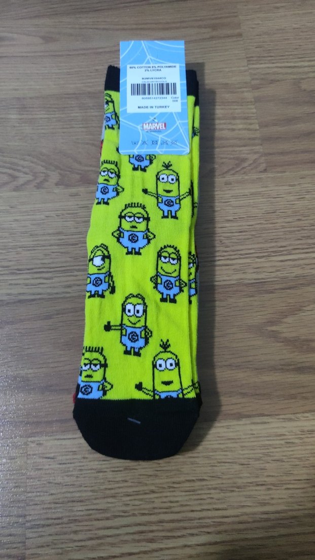 Renkli Baskılı Erkek Çorapları - 3'lü - Görsel 2